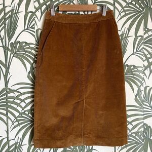 Babaton Corduroy Pencil Skirt